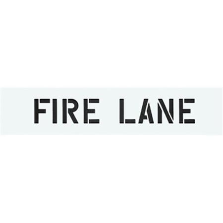 Hy Ko Products PLS-51 5 X 24 In. Plastic Reusable Fire Lane Stencil